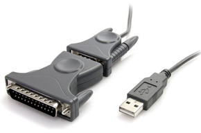 Startech.com USB To RS232 DB9/DB25 Serial Adapter Cable - M/M - Serial Adapter STANET350