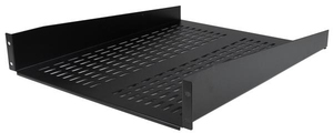 Startech.com 2U 22IN Vented Rack Mount Shelf - Fixed Server Rack Cabinet Shelf - Rack Shelf (Ventila STAIMG065