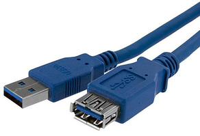 Startech.com 1M Blue Superspeed USB 3.0 Extension Cable A To A - M/F - USB Extension Cable - 1 M STAGPS228