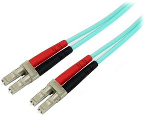 Startech.com (5M) 10 GB Aqua Multimode 50/125 Duplex Lszh Fiber Patch Cable Lc - Lc" STAPRI020