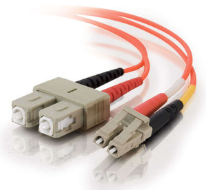 Origin Storage C2G 15M Lc-Sc 50/125 OM2 Duplex Multimode Pvc Fibre Optic Cable (Lszh) - Orange ORINET117